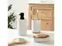Jabonera Bambú Blanco Casaideas