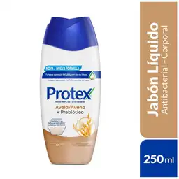 Protex Jabón Líquido Antibacterial de Avena y Prebiótico 