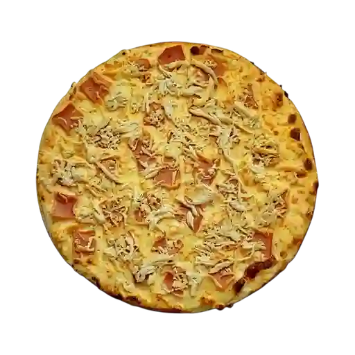 Pizza Larga Pollo y Jamón