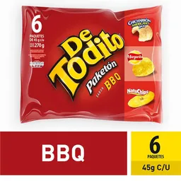 De Todito Pack Snacks Surtidos Sabor Bbq