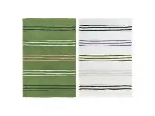 Set Paño Cocina Terry Verde Casaideas