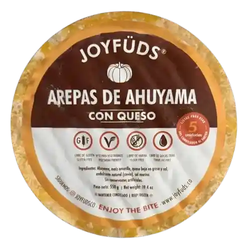 Joyfuds Arepa de Ahuyama Con Queso