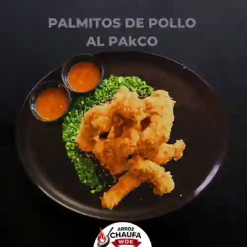 Palmitos de Pollo Al Panko