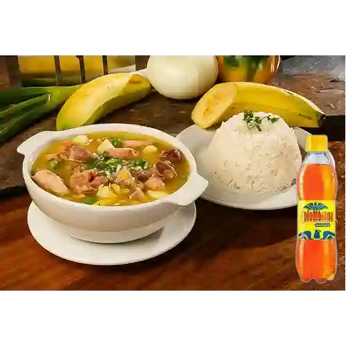 Combo Sopa de Menudencias + Colombiana 250 ml