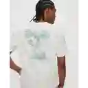 Camiseta Hombre Blanco Talla Large American Eagle