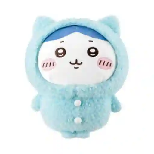 Peluche Pijama de Pie Hachiware Chiikawa Azul Miniso