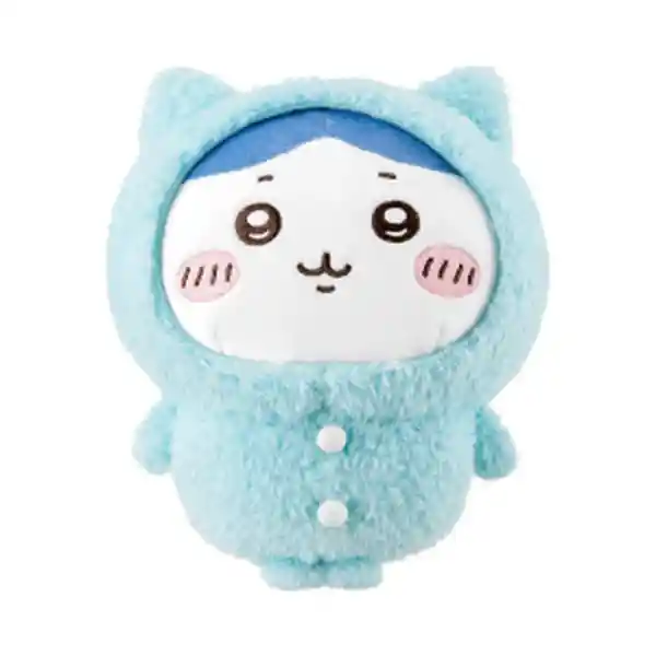 Peluche Pijama de Pie Hachiware Chiikawa Azul Miniso