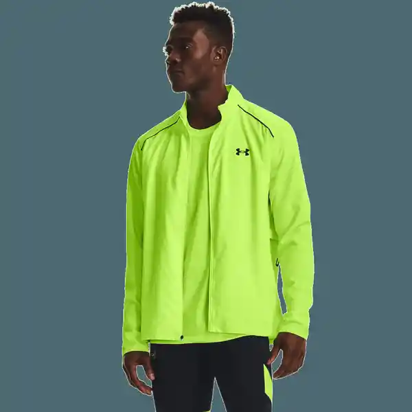 Under Armour Chaqueta Stor Run Hombre Verde MD 1376797-369