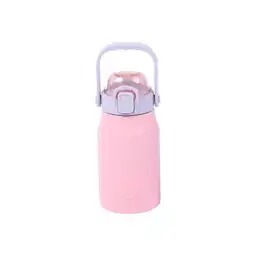 Termo de Acero Inoxidable Rosa y Morado 850 mL Serie Miniso