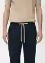 Pantalón Romelino Navy Talla 46 Hombre Mango