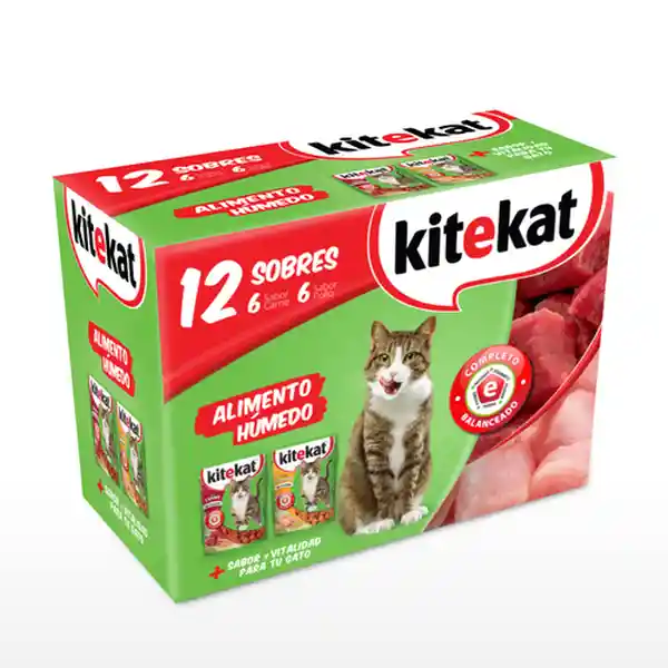 Kitekat Alimento Humedo Gato Surtido