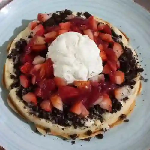 Waffle Explosión de Oreo