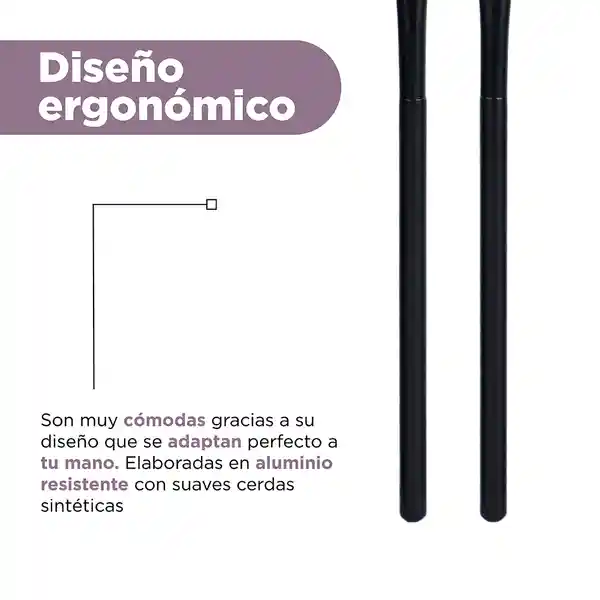 Pincel de Maquillaje Serie Black & White Miniso