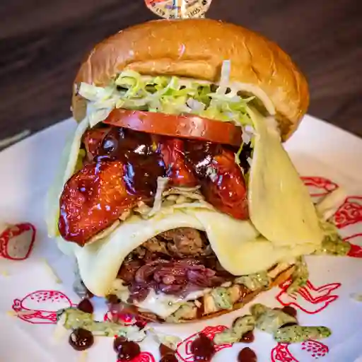 Hamburquesa festival majestuosa