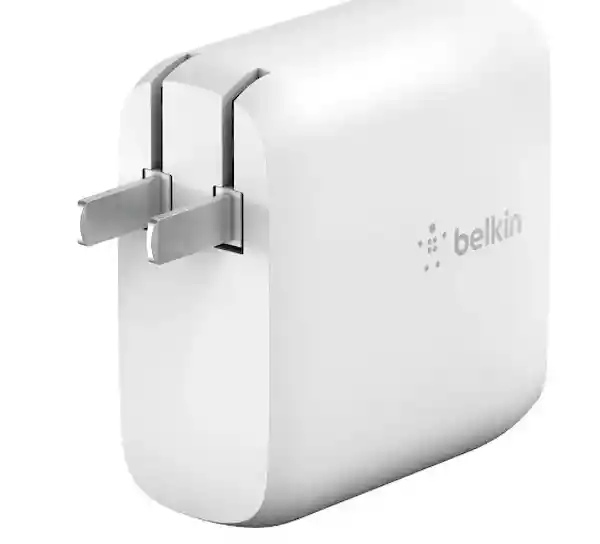 Belkin Cargador de Pared Gan Dual Usb-C 50W/18W BlaNco