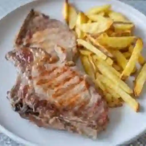 Carne de cerdo a la plancha