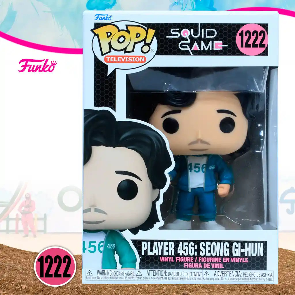 Funko Pop! Figura Colección Squid Games Player 456: Seong Gi-Hun