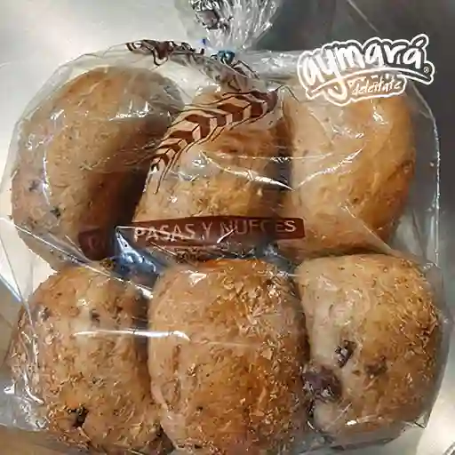 Mogolla de Pasas y Nueces X 6