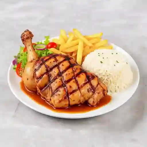 Bandeja con Pollo Asado