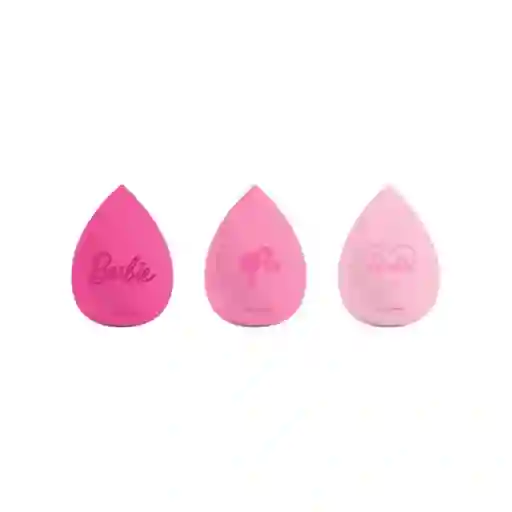 Esponjas de Maquillaje Colección Barbie 3 Uds Miniso