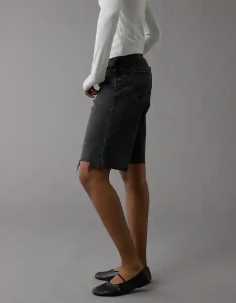 Short Mujer Negro Talla: 10 8164081 American Eagle