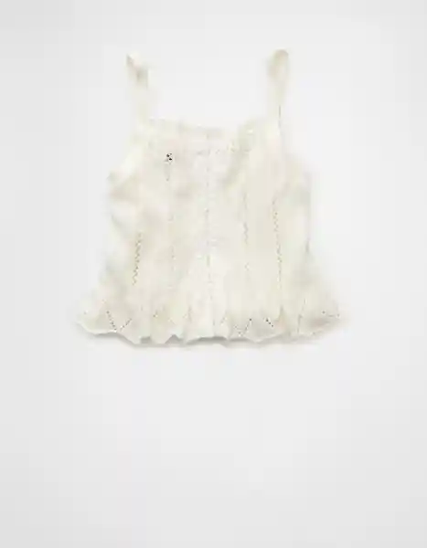 Suéter Tejido Mujer Blanco Talla Medium 1514100 American Eagle