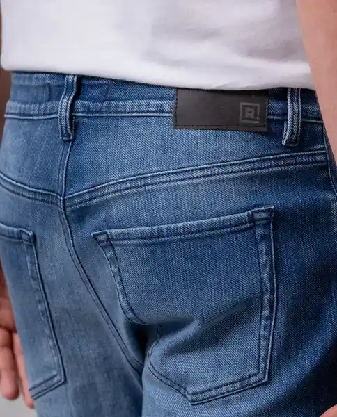 Jean Straight Hombre Azul Alferez Oscuro T 40 95644 Rifle