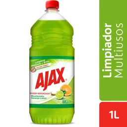 Limpiador Líquido Ajax Naranja Limón Botella 1 L