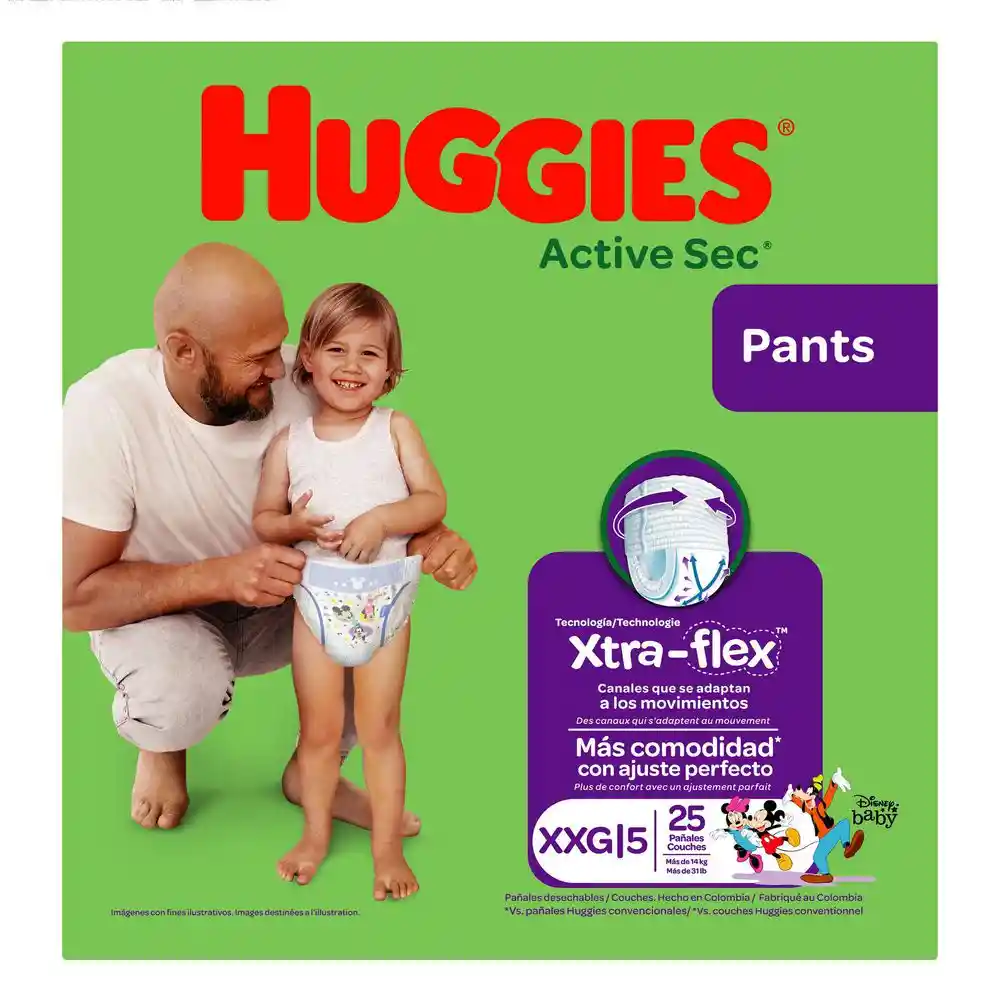 Huggies Pañales Desechables Pants Xtra-Flex Etapa 5