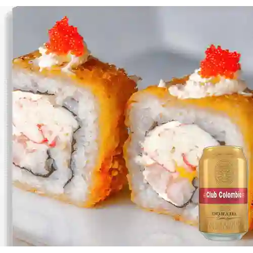 Combo Rollo Miami-Apanado + Club col. Dorada Lta 330ml