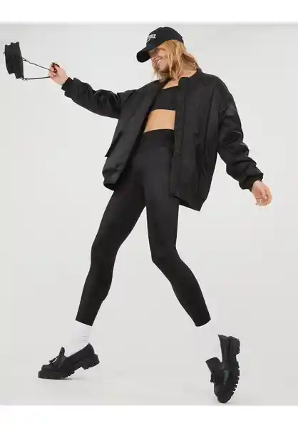 Leggings Aerie en Negro Talla LARGE American Eagle