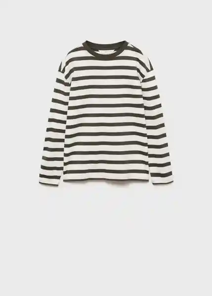 Camiseta Lucky Khaki Talla 10 Niños Mango