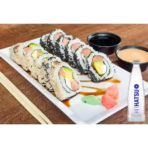Combo Arma Tu Sushi + Agua Hatsu Sin Gas 300 ml