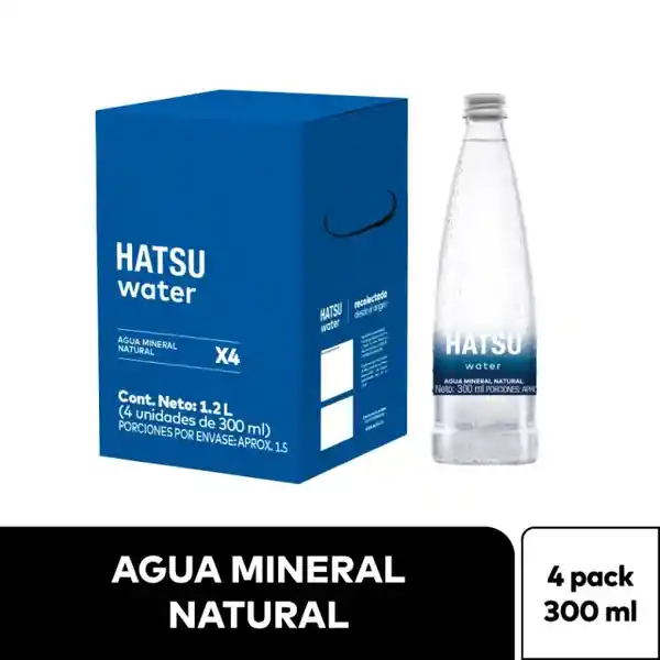 Hatsu Agua Vidrio