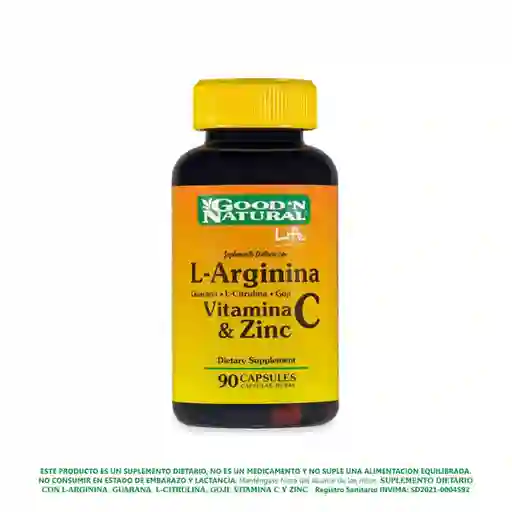 Goodn Natural Suplemento Dietario L-Arginina