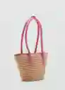 Bolso P Luis Chicle Talla 99 Mujer Mango