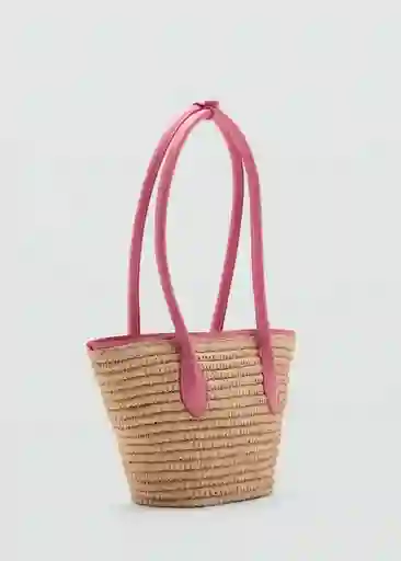 Bolso P Luis Chicle Talla 99 Mujer Mango