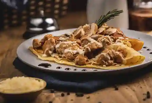 Crepe Pollo y Champiñón