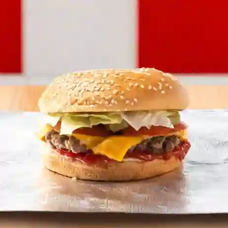 Hamburguesa una Patty con Queso
