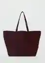 Bolso G Bassi Burdeos Mujer Mango