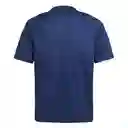 Adidas Camiseta Tiro24 Manga Corta Fútbol de Niño Azul Talla S
