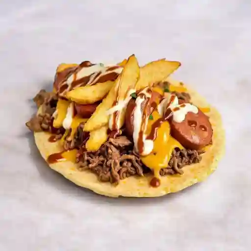 Arepa Carne Ranchera