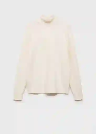 Buzo Jersey Matias Off White Talla M Hombre Mango