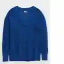 Buzo Azul Oscuro Aerie Talla Small American Eagle