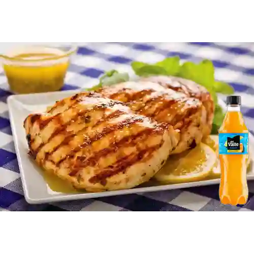 Combo Filete de Pollo +Del valle Fresh Citrus 400ml