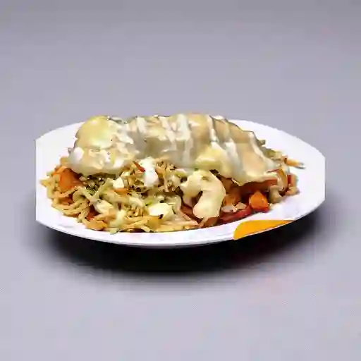 Salchipapa Cuatro Carnes (para 2)