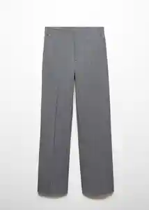 Pantalón Cindy Gris Talla 42 Mujer Mango