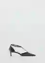 Zapatos Wider Khaki Talla 38 Mujer Mango