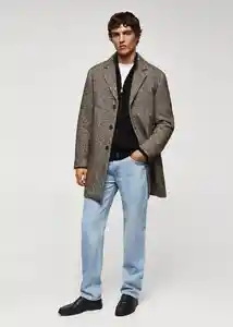 Abrigo Salford Marrón Talla L Hombre Mango