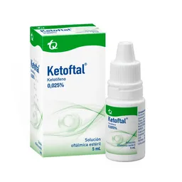 Ketoftal Solución Oftálmica Estéril en Gotas